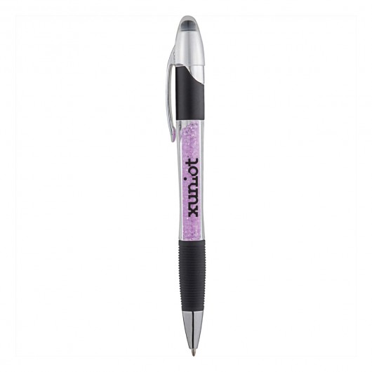 Crystal Light Stylus Pens Purple